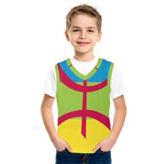 Berber Ethnic Flag Kids  Sportswear by abbeyz71