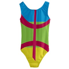 Berber Ethnic Flag Kids  Cut-out Back One Piece Swimsuit by abbeyz71