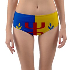 Flag Of Kabylie Region Reversible Mid-waist Bikini Bottoms