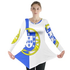 Proposed Flag Of Portugalicia Long Sleeve Tunic  by abbeyz71