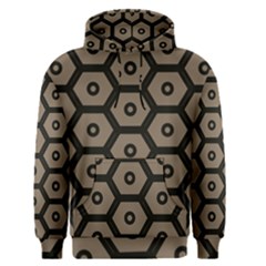 Black Bee Hive Texture Men s Pullover Hoodie