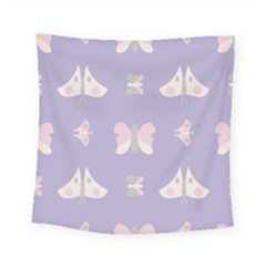 Butterfly Butterflies Merry Girls Square Tapestry (small)