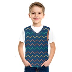 Pattern Zig Zag Colorful Zigzag Kids  Sportswear by Sapixe