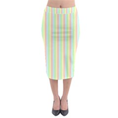 Pattern Background Texture Midi Pencil Skirt by Sapixe
