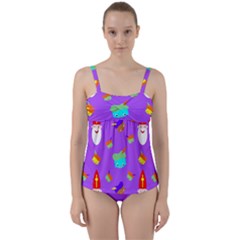 Saint Nicholas Saint Nicholas Twist Front Tankini Set