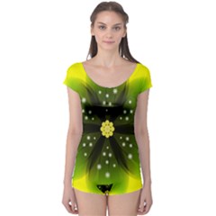 Christmas Flower Nature Plant Boyleg Leotard 