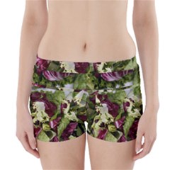 Salad Lettuce Vegetable Boyleg Bikini Wrap Bottoms by Sapixe