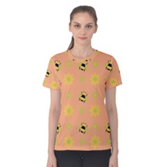 Bee A Bug Nature Wallpaper Women s Cotton Tee