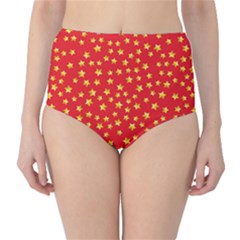 Pattern Stars Multi Color Classic High-waist Bikini Bottoms