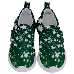 Christmas Star Advent Background Velcro Strap Shoes