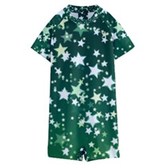 Christmas Star Advent Background Kids  Boyleg Half Suit Swimwear