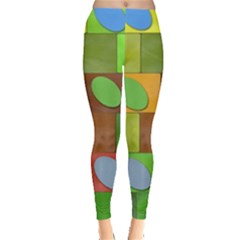 Easter Egg Happy Easter Colorful Leggings  by Sapixe