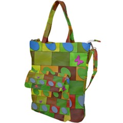 Easter Egg Happy Easter Colorful Shoulder Tote Bag