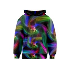 Abstract Art Color Design Lines Kids  Pullover Hoodie by Sapixe