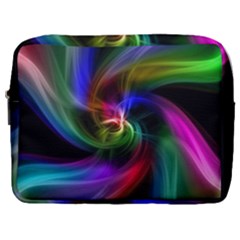 Abstract Art Color Design Lines Make Up Pouch (large)