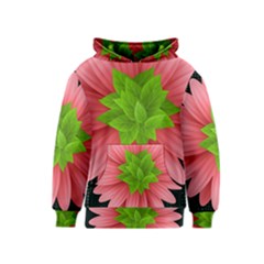 Plant Flower Flowers Design Leaves Kids  Pullover Hoodie