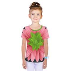 Plant Flower Flowers Design Leaves Kids  One Piece Tee