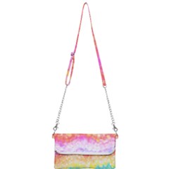 Rainbow Pontilism Background Mini Crossbody Handbag by Sapixe