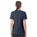 Pinstripe in Diamond Head Pins Pattern Women s Cotton Tee View2