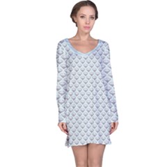 Sparkly Diamond Pattern Long Sleeve Nightdress by emilyzragz