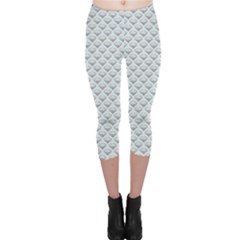 Sparkly Diamond Pattern Capri Leggings  by emilyzragz