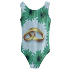 Rings Heart Love Wedding Before Kids  Cut-out Back One Piece Swimsuit