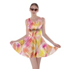 Pretty Painted Pattern Pastel Skater Dress