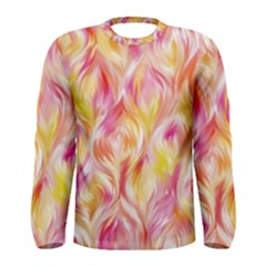 Pretty Painted Pattern Pastel Men s Long Sleeve Tee