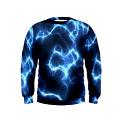 Electricity Blue Brightness Bright Kids  Sweatshirt