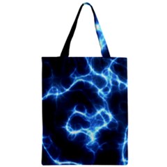 Electricity Blue Brightness Bright Zipper Classic Tote Bag
