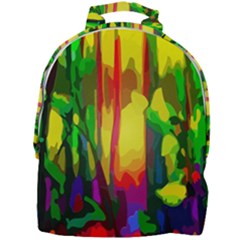 Abstract Vibrant Colour Botany Mini Full Print Backpack