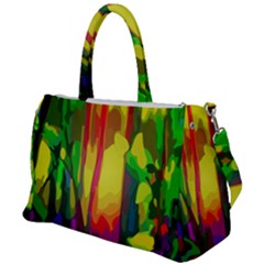 Abstract Vibrant Colour Botany Duffel Travel Bag
