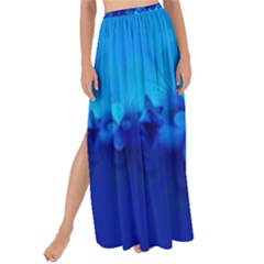 Background Course Gradient Blue Maxi Chiffon Tie-up Sarong