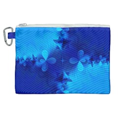 Background Course Gradient Blue Canvas Cosmetic Bag (xl)