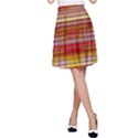 Abstract Stripes Color Game A-Line Skirt View1