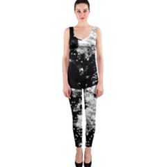 Moon And The Stars Pattern One Piece Catsuit by flipstylezfashionsLLC