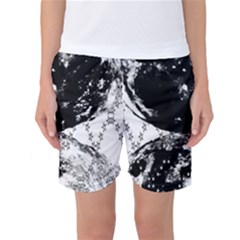 Moon And The Stars Pattern Women s Basketball Shorts by flipstylezfashionsLLC