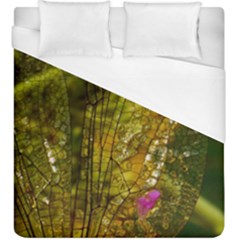 Dragonfly Dragonfly Wing Close Up Duvet Cover (king Size)