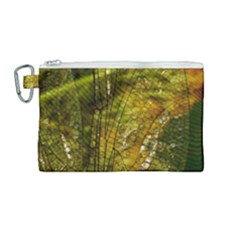 Dragonfly Dragonfly Wing Close Up Canvas Cosmetic Bag (medium) by Sapixe