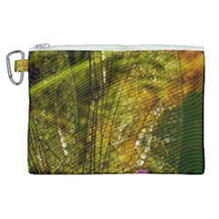 Dragonfly Dragonfly Wing Close Up Canvas Cosmetic Bag (xl) by Sapixe