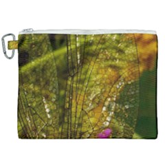 Dragonfly Dragonfly Wing Close Up Canvas Cosmetic Bag (xxl) by Sapixe
