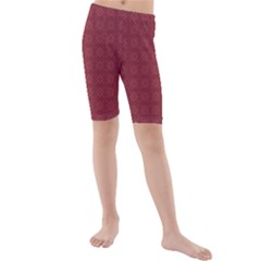 Pattern Background Texture Kids  Mid Length Swim Shorts