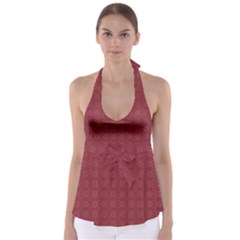 Pattern Background Texture Babydoll Tankini Top