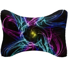 Abstract Art Color Design Lines Seat Head Rest Cushion