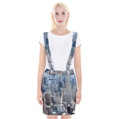 Manhattan New York City Braces Suspender Skirt by Sapixe