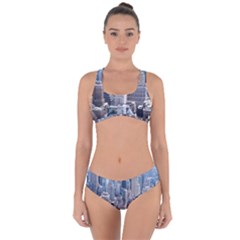 Manhattan New York City Criss Cross Bikini Set