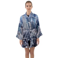 Manhattan New York City Long Sleeve Kimono Robe by Sapixe