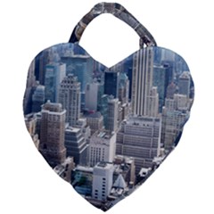 Manhattan New York City Giant Heart Shaped Tote