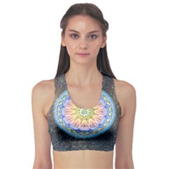 Mandala Cosmos Spirit Sports Bra by Sapixe