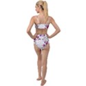 Butterflies and flowers Tied Up Two Piece Swimsuit View2